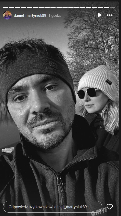 Daniel Martyniuk z żoną Faustyną i synem