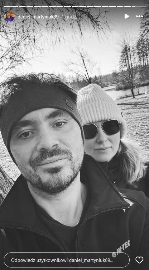 Daniel Martyniuk z żoną Faustyną i synem