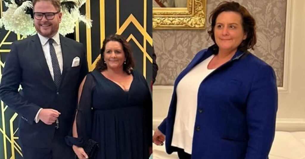 Helena Mańkowska Żona Lubomirskiego wbiła się w niebieską miniówkę! Wyglądała w niej jak bogini! [ZDJĘCIA]