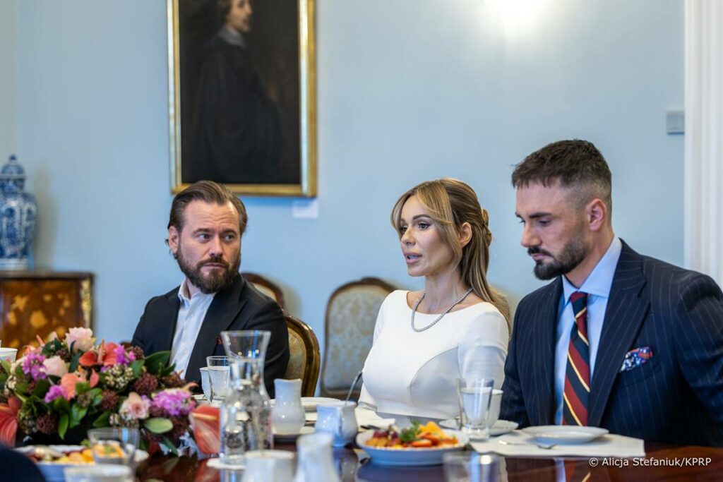 Doda na spotkaniu z prezydentem, Karol Nawrocki, Marta Nawrocka, Nina Nawrocka