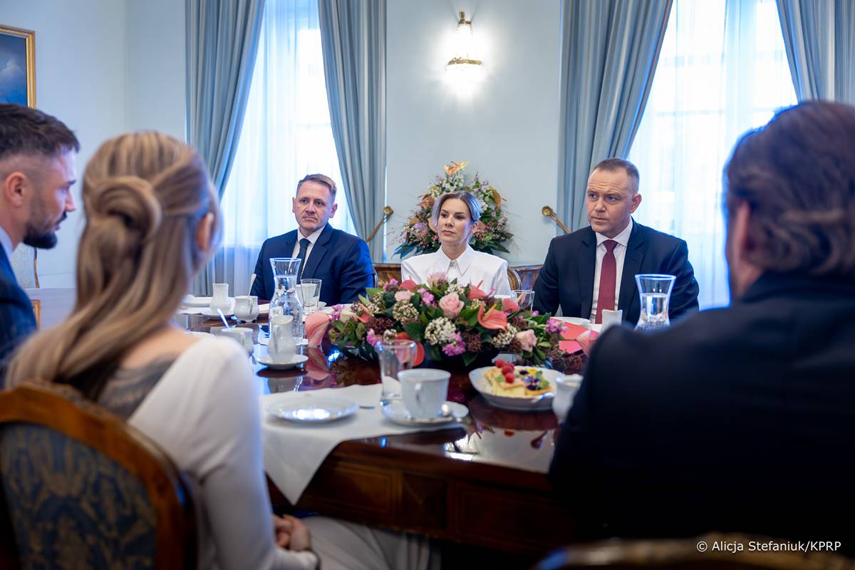 Doda na spotkaniu z prezydentem, Karol Nawrocki, Marta Nawrocka, Nina Nawrocka