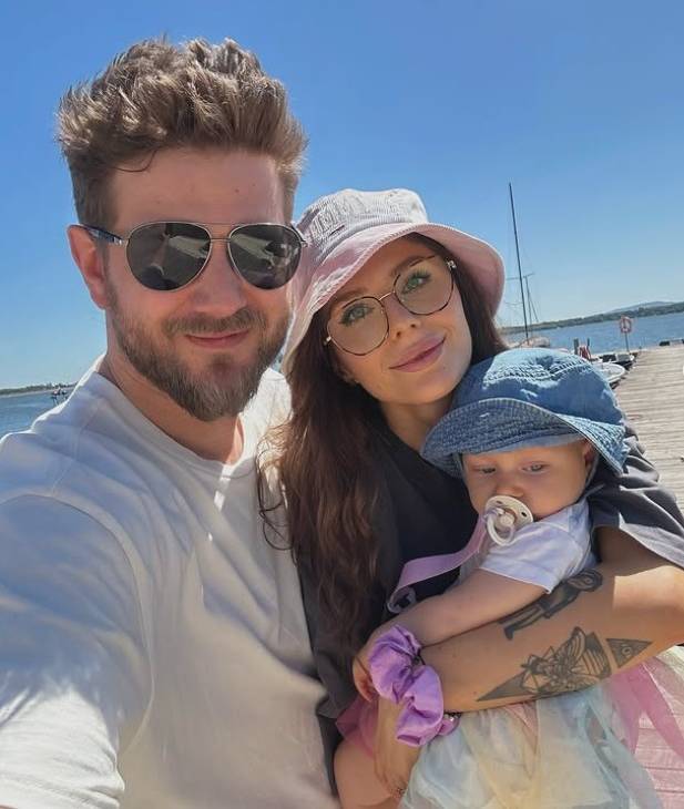 Antek Królikowski, Izabela Banaś i ich córka Jadzia