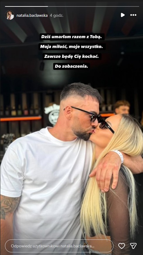 Łukasz Litewka partnerka Natalia Bacławska